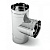 Тройник одностенный дымоходный 90 градусов D-130 мм из нержавеющей стали Прок